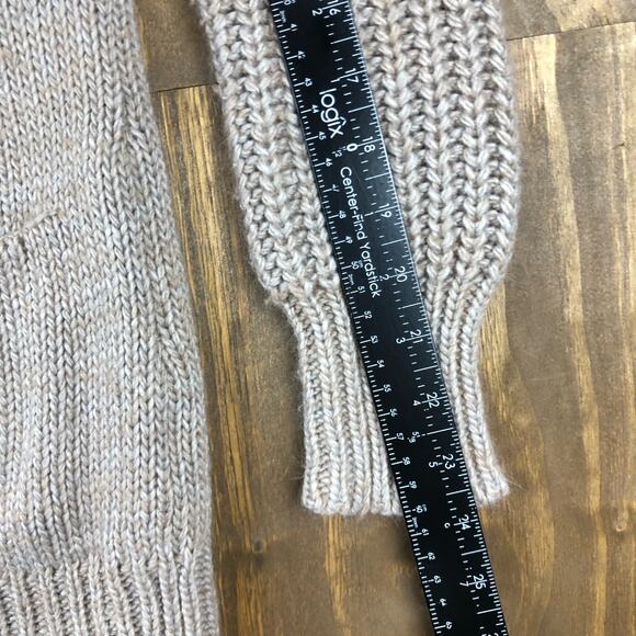 If It Were Me Anthropologie Women Sweater Brown Button Cardigan Wool Blend M - Picture 9 of 14